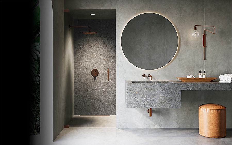 Minimalist Shower Design is a Bespoke Option with CRL