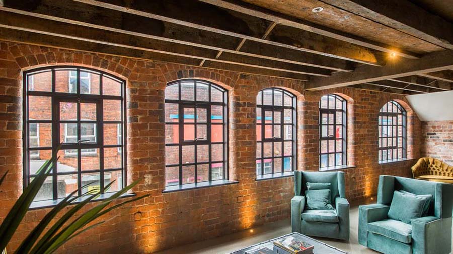 Clement Windows Group: W20 Steel Windows were used at Comet Works to replicate the original fenestration