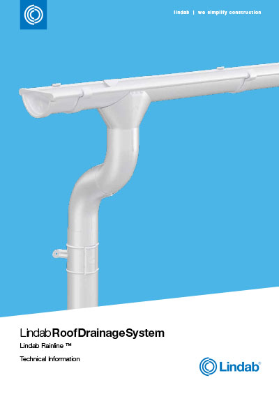 13. Lindab | Roof Drainage Technical Information